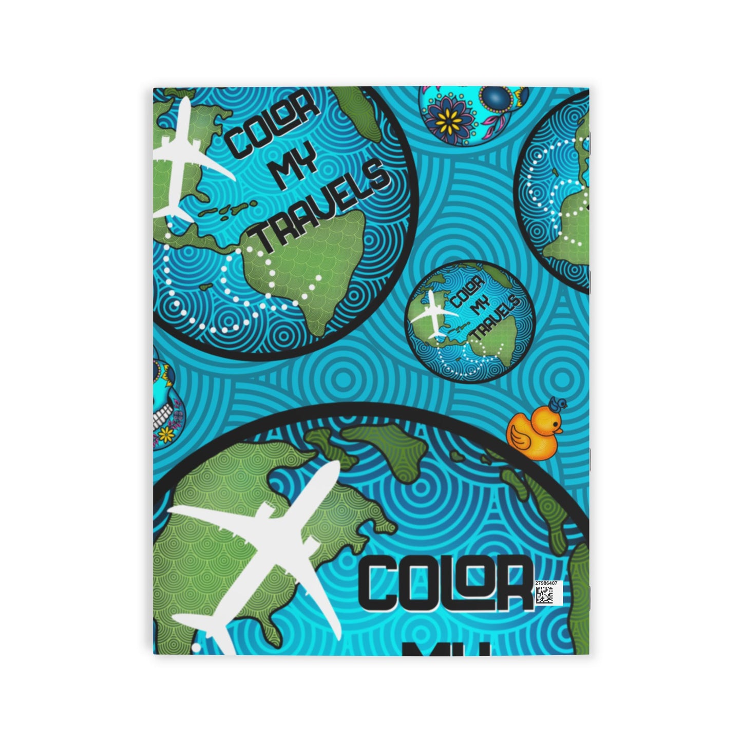 Color My Travels Coloring Book — Travel-Themed Kids Activity Book