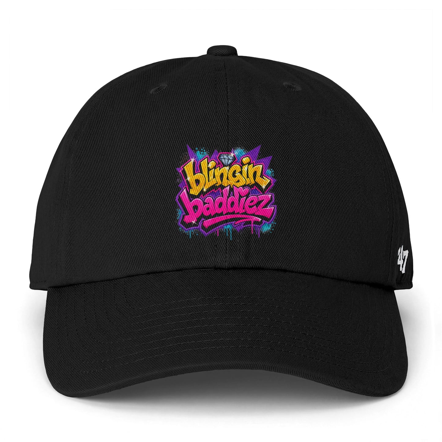 Clean Up Cap - 'Blingin Baddiez' Embroidered Dad Hat