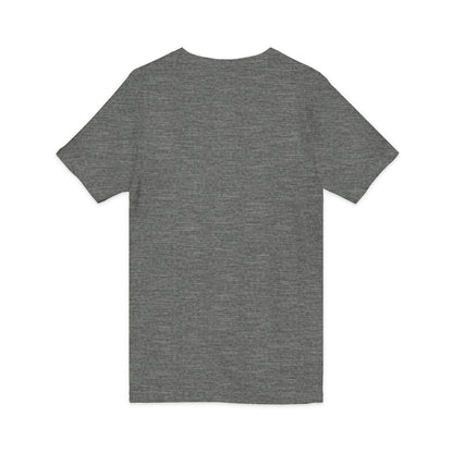 Travel Ghost V-Neck Tee — Cute Flight Attendant Ghost with Luggage Graphic