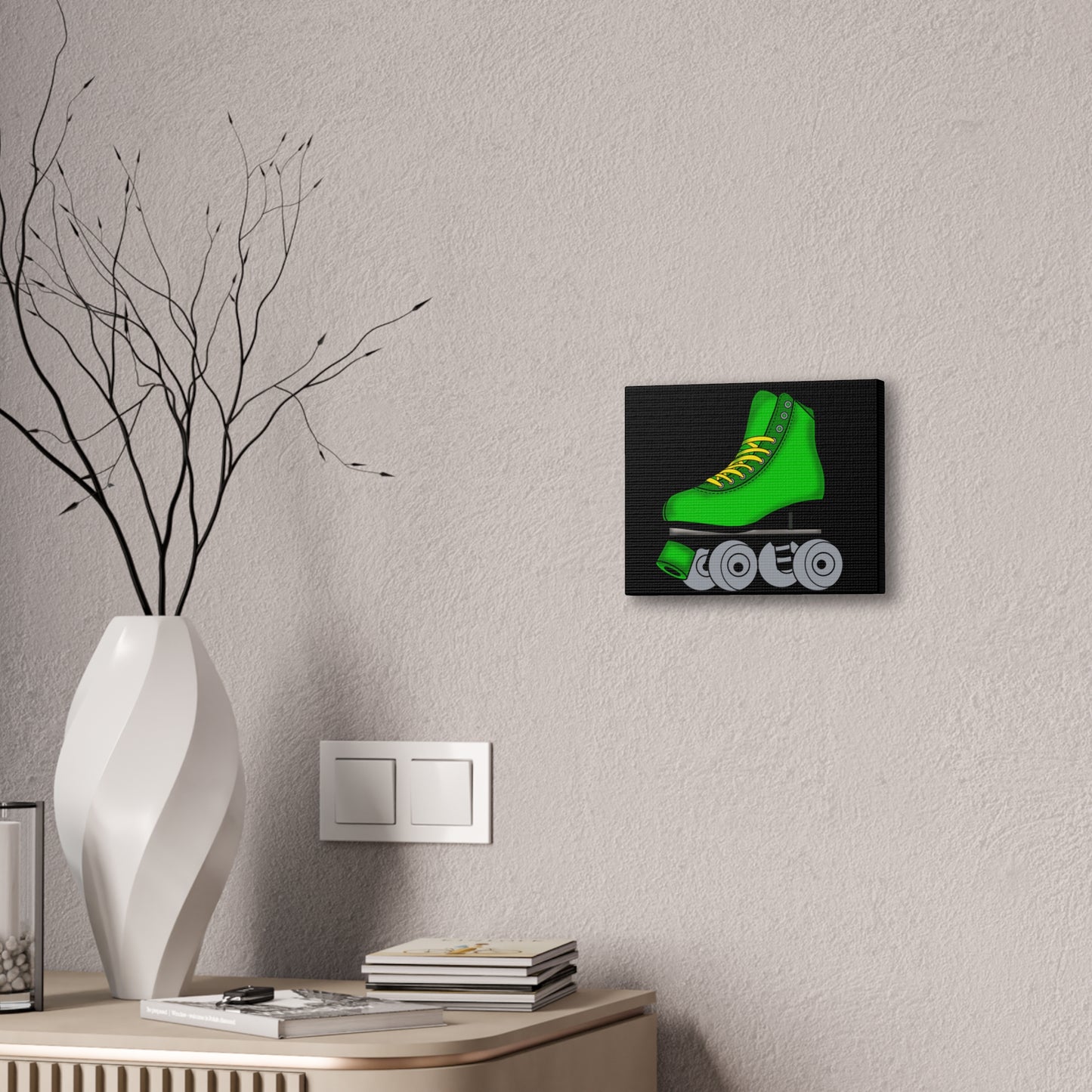 Green Roller Skate