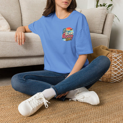 Slam Clickers Club T-Shirt | Retro Surf Neon Logo