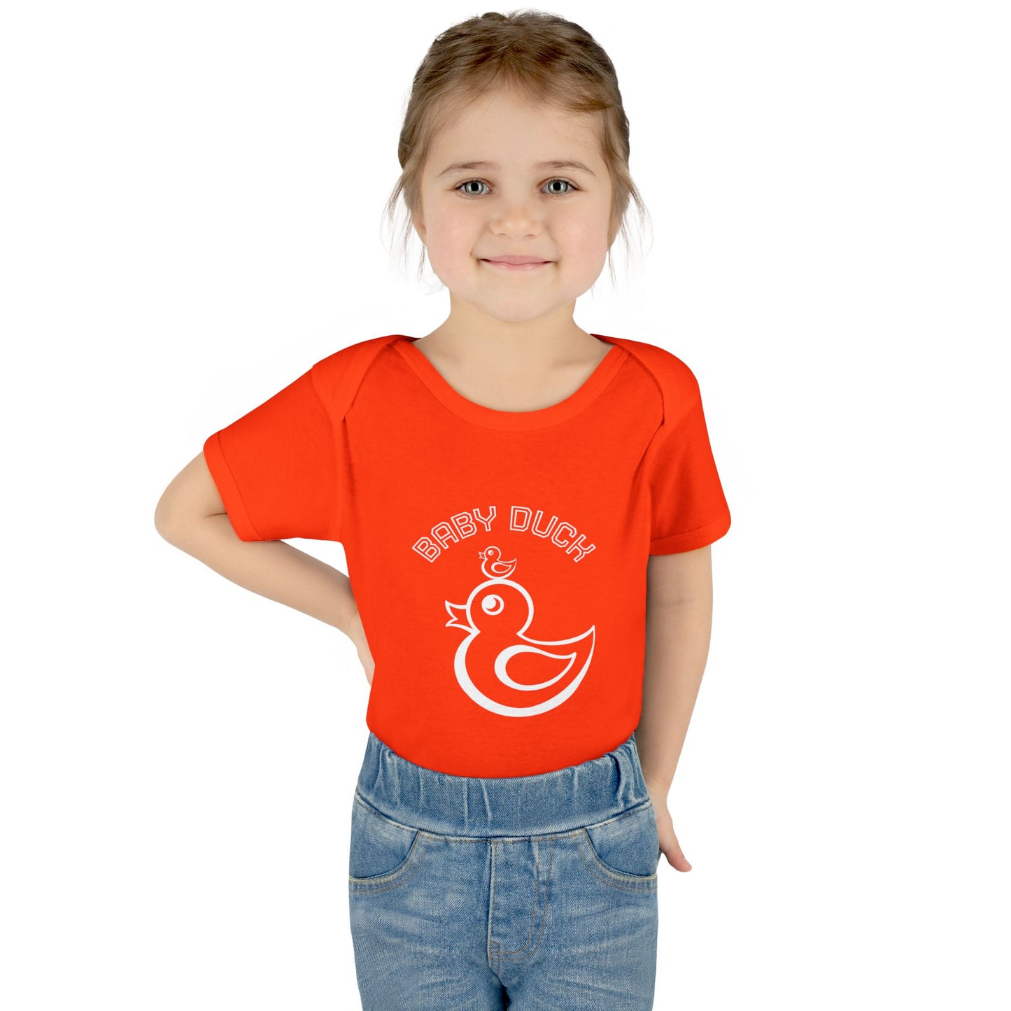 Cute Baby Duck Infant Bodysuit — Adorable Duckling Design