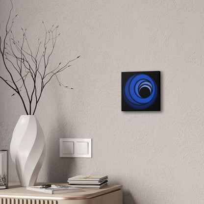 Blue Spheres on Black
