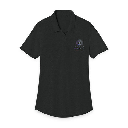 spark mosaic women's Polo Shirt — Embroidered Pocket Logo