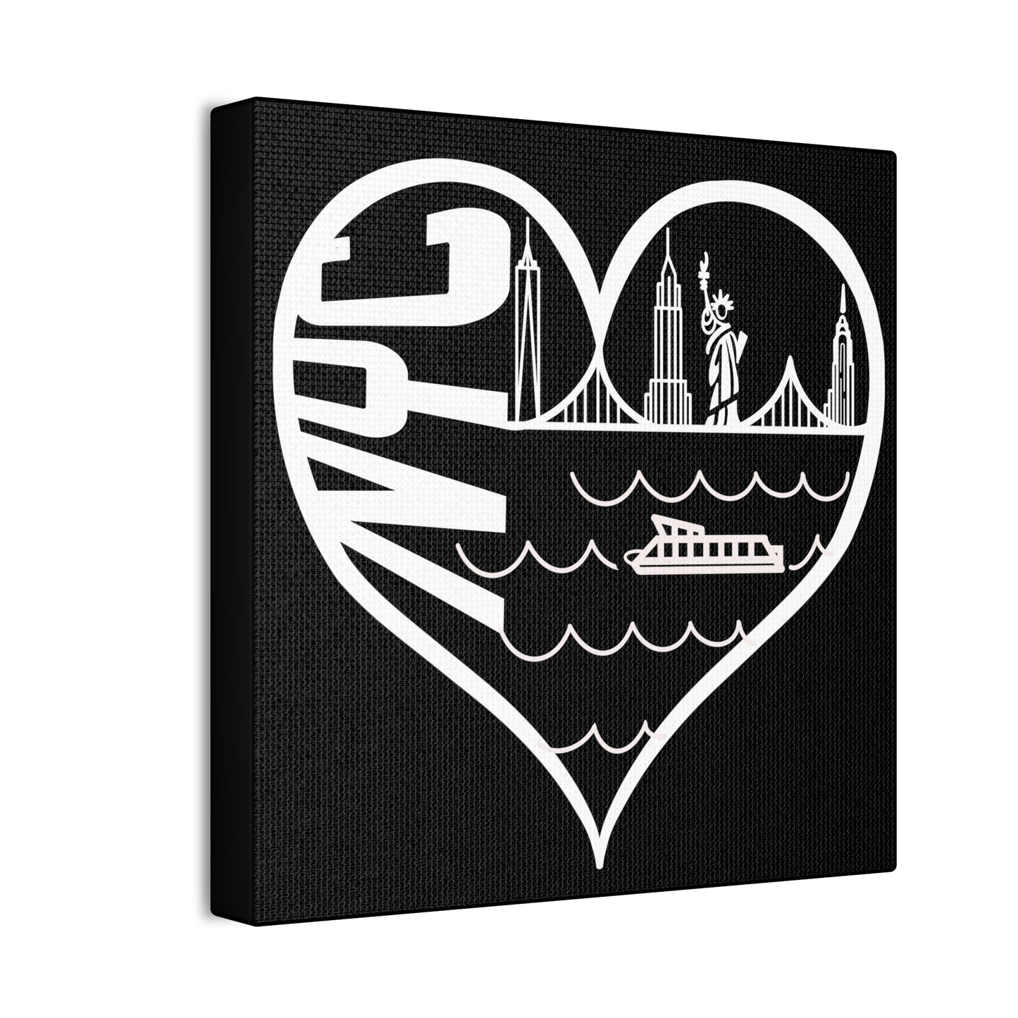 New York city skyline Heart