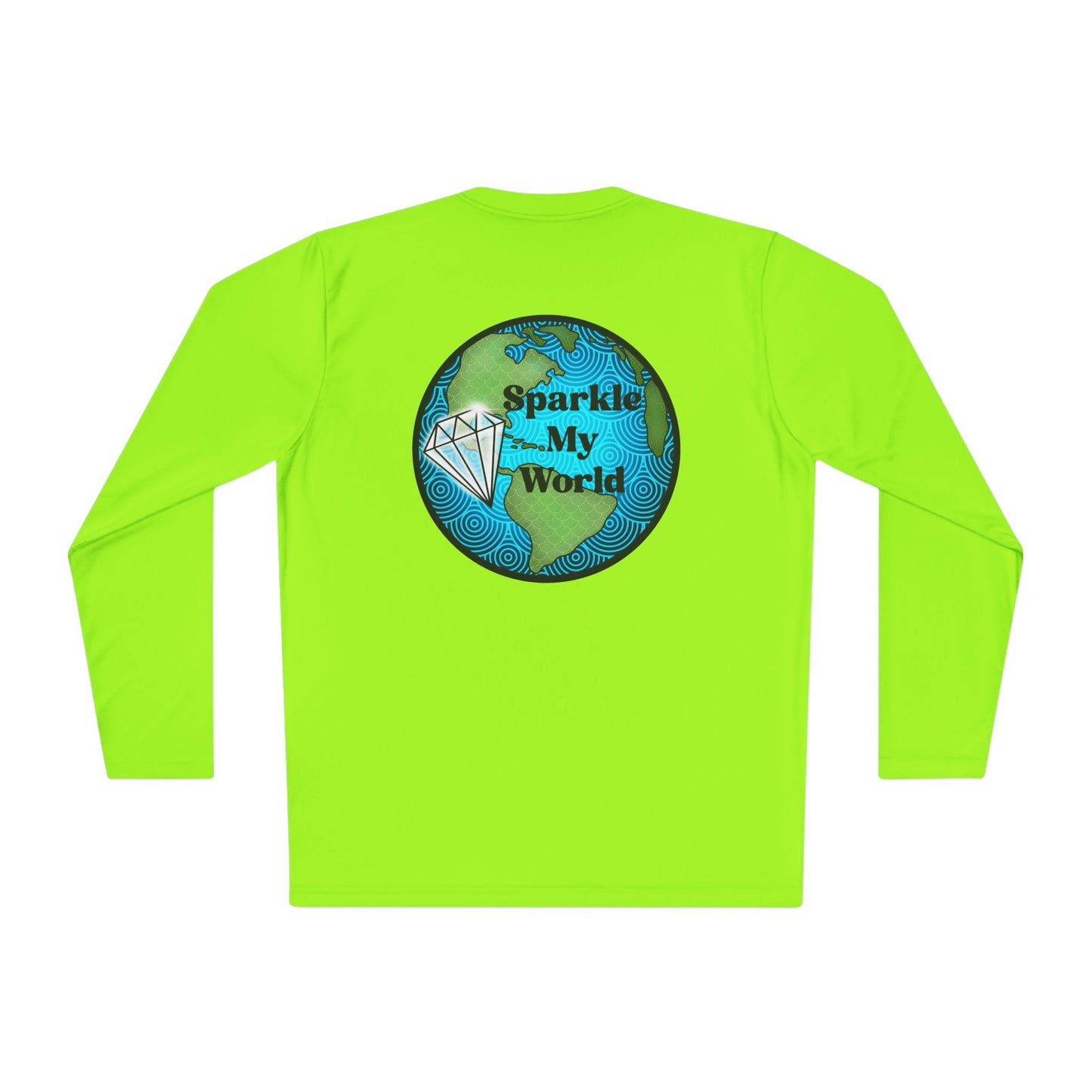 Sparkle My World Unisex Long Sleeve Tee, Gift for Travelers, Eco-Friendly Apparel, Positive Vibes Shirt, Travel Enthusiast Top