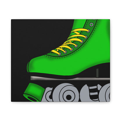 Green Roller Skate