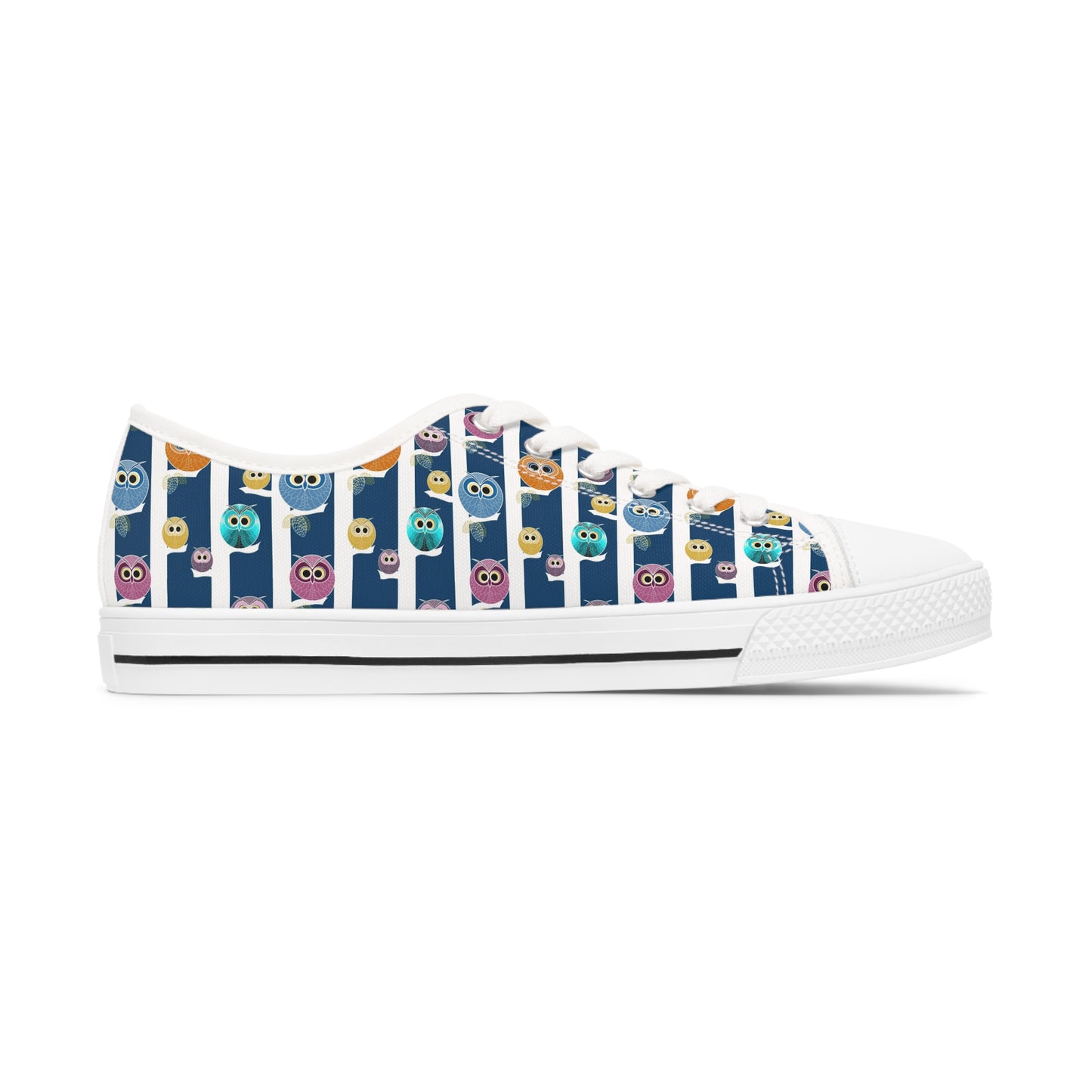 Owls in the Forest women's low tops