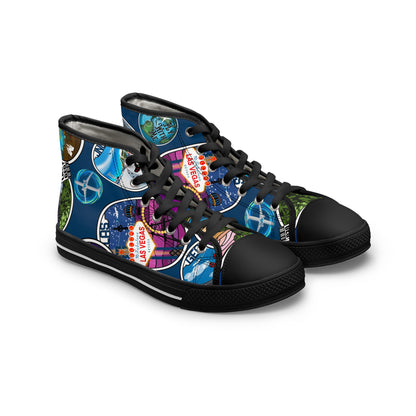 Sticker Women's High Top Sneakers