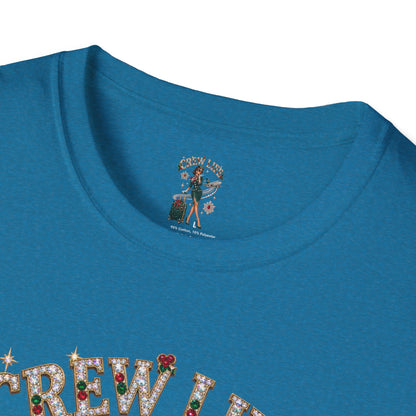 Crew Life T-Shirt — Retro Flight Attendant Pinup Tee