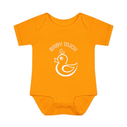 Cute Baby Duck Infant Bodysuit — Adorable Duckling Design