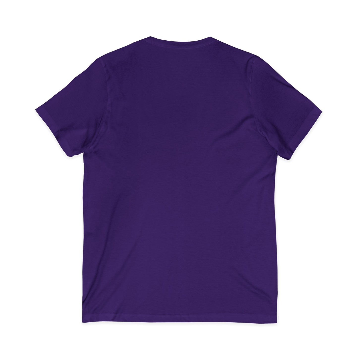Travel Ghost V-Neck Tee — Cute Flight Attendant Ghost with Luggage Graphic