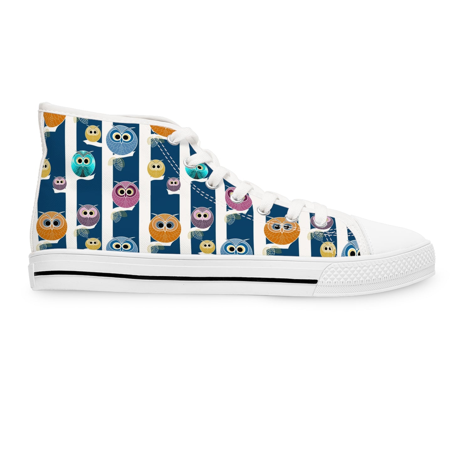 Owls in the Forest Women's High Top Sneakers