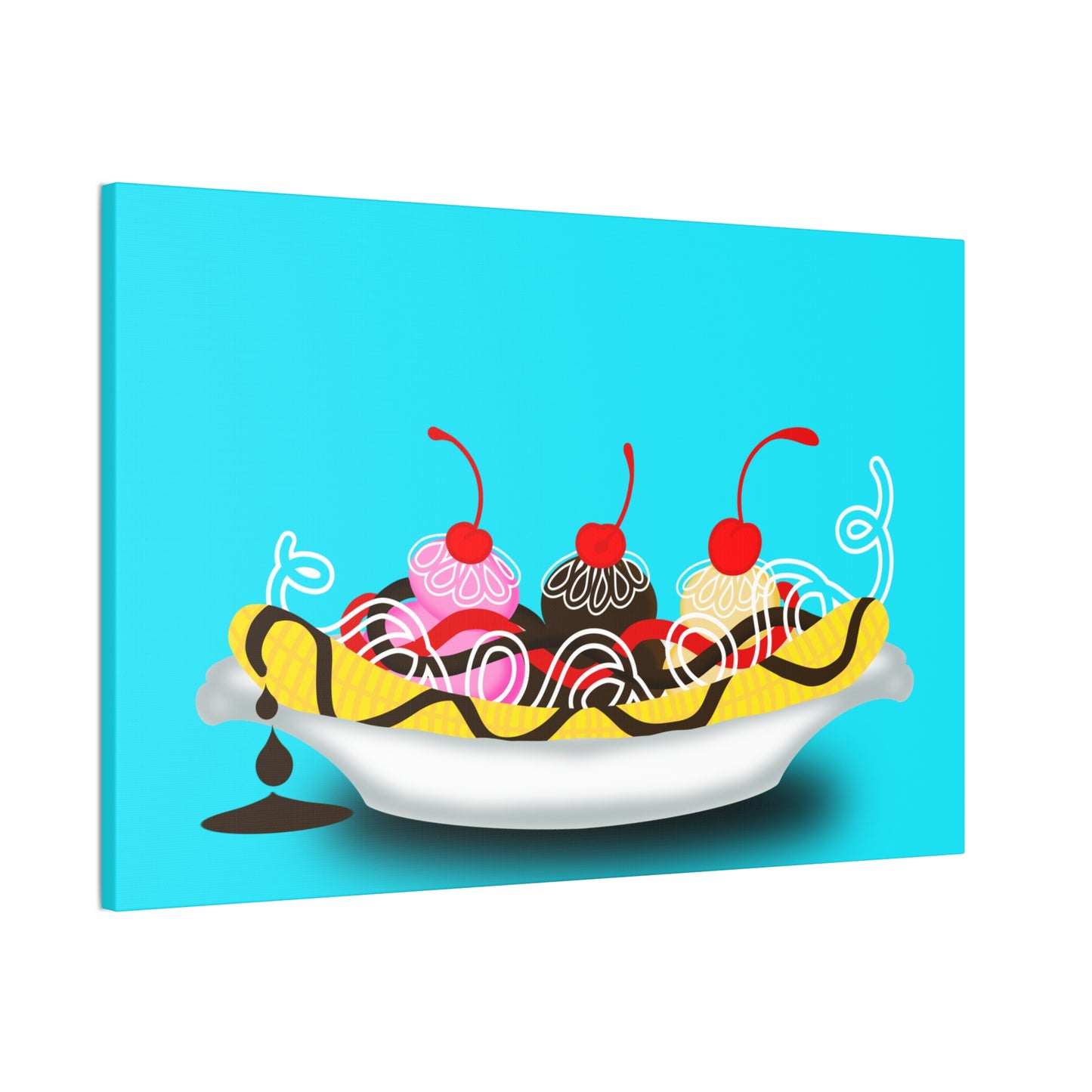 Bannana Split  Canvas Print