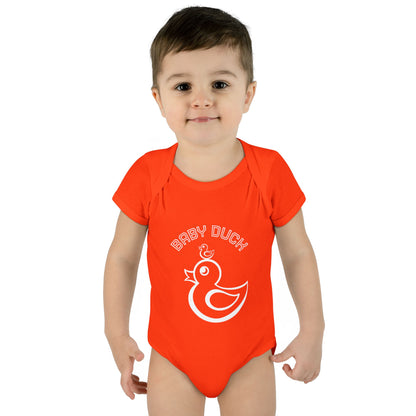 Cute Baby Duck Infant Bodysuit — Adorable Duckling Design