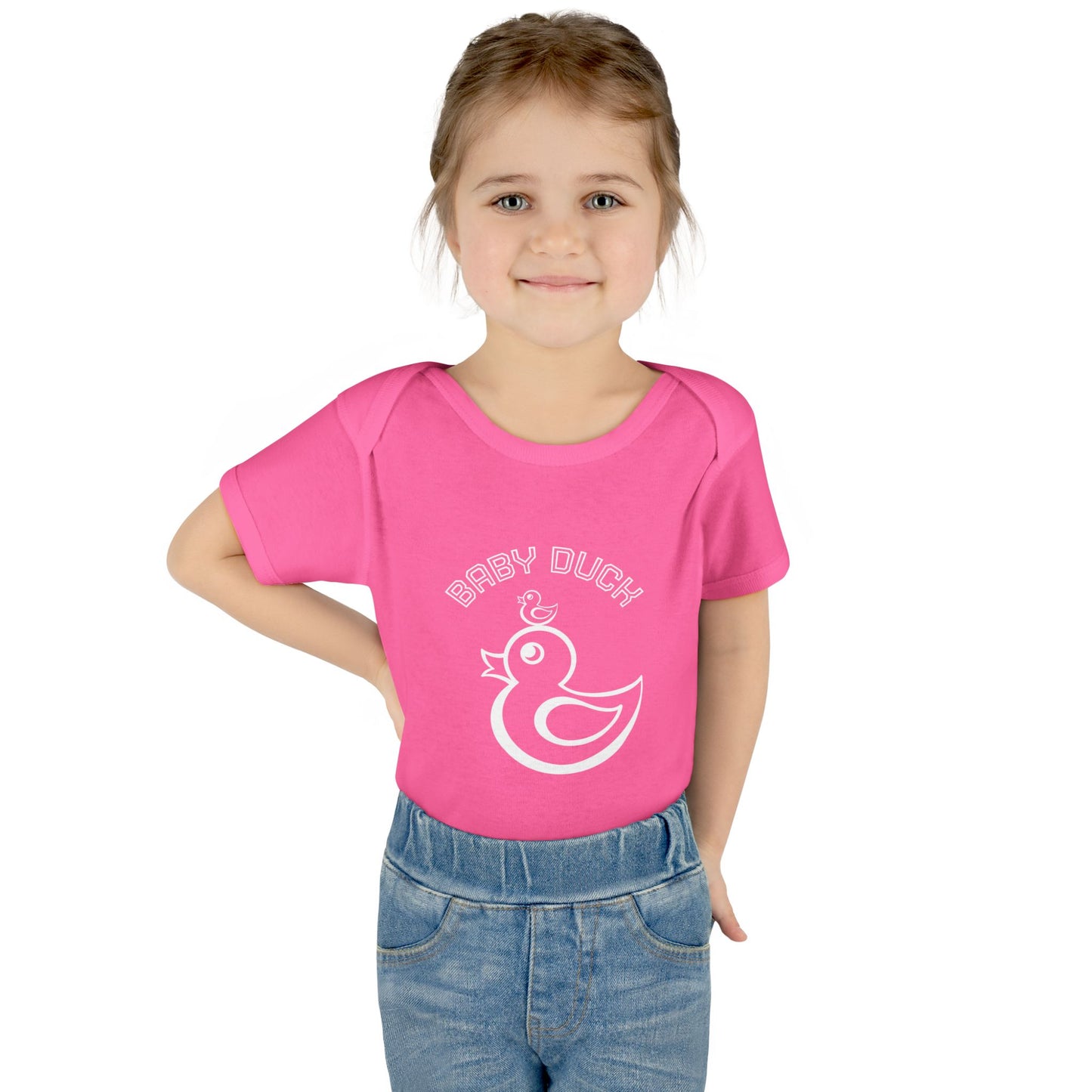 Cute Baby Duck Infant Bodysuit — Adorable Duckling Design