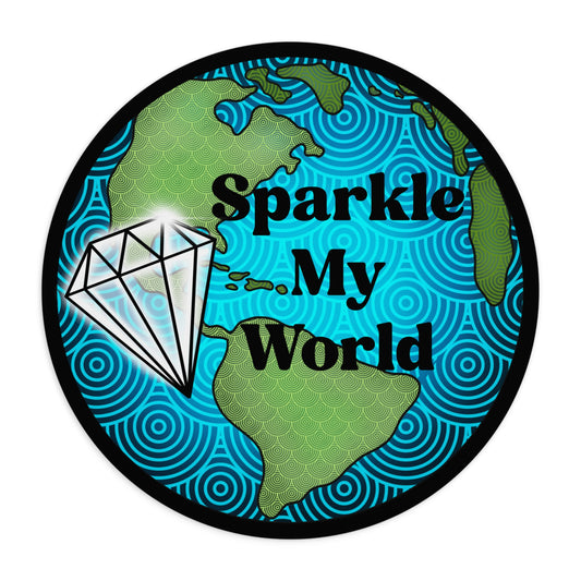 Sparkle My World Mouse Pad - Stylish Office Decor, Fun Gift for Gamers, Motivational Desk Accessory, Colorful Home Office, Unique [...]