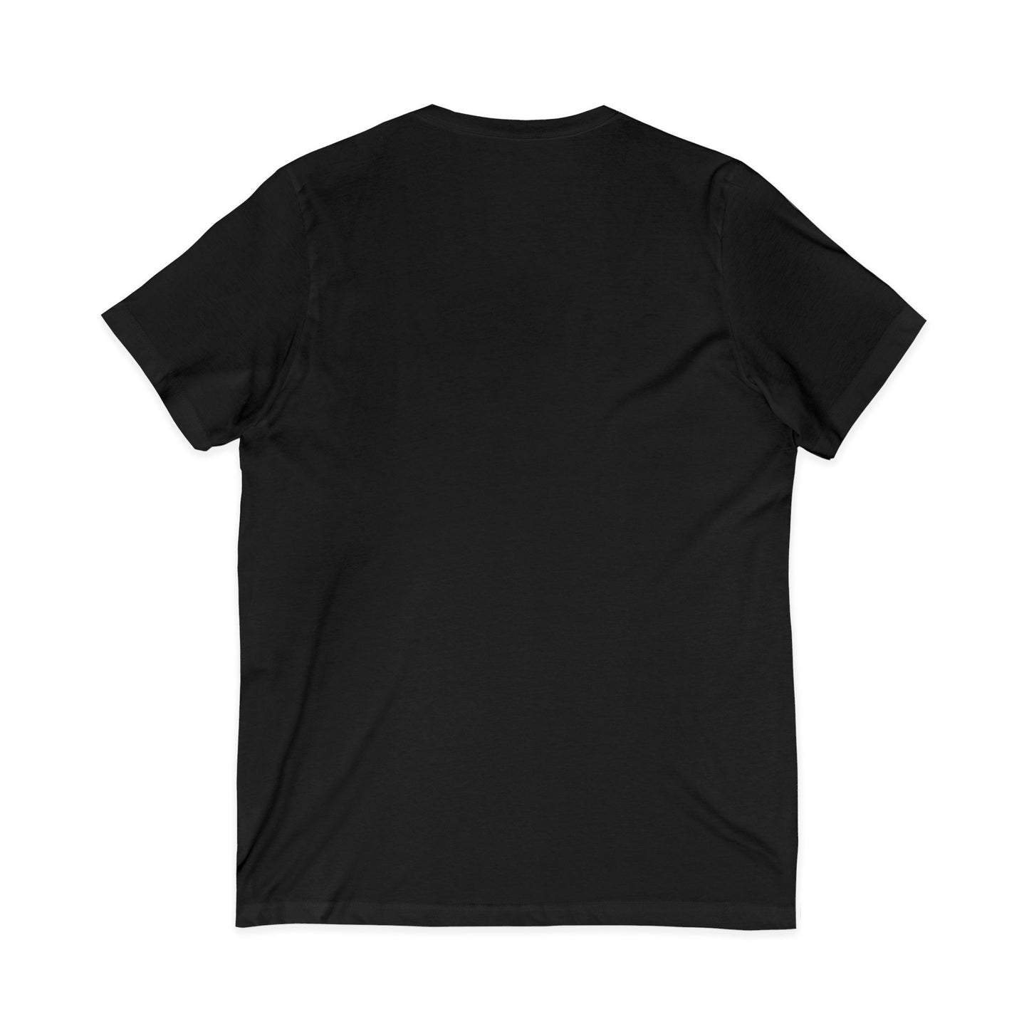 Travel Ghost V-Neck Tee — Cute Flight Attendant Ghost with Luggage Graphic