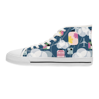 Plane Women's High Top Sneakers