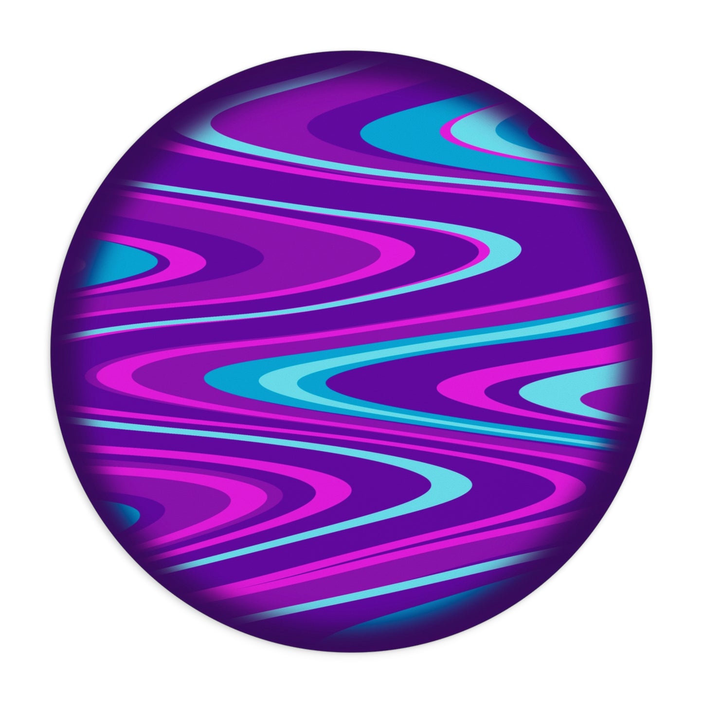 Wavy groovy Mouse Pad