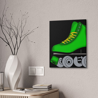 Green Roller Skate