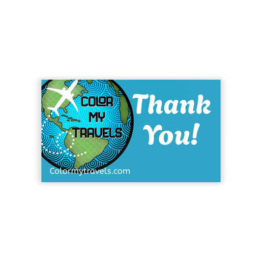 Color my travels Business Cards