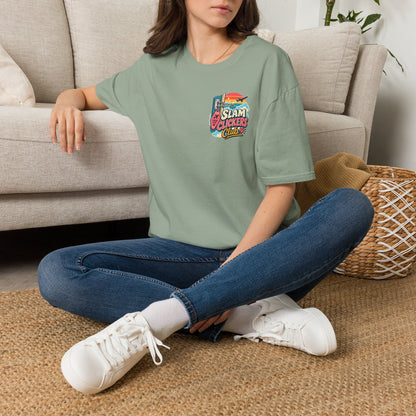 Slam Clickers Club T-Shirt | Retro Surf Neon Logo