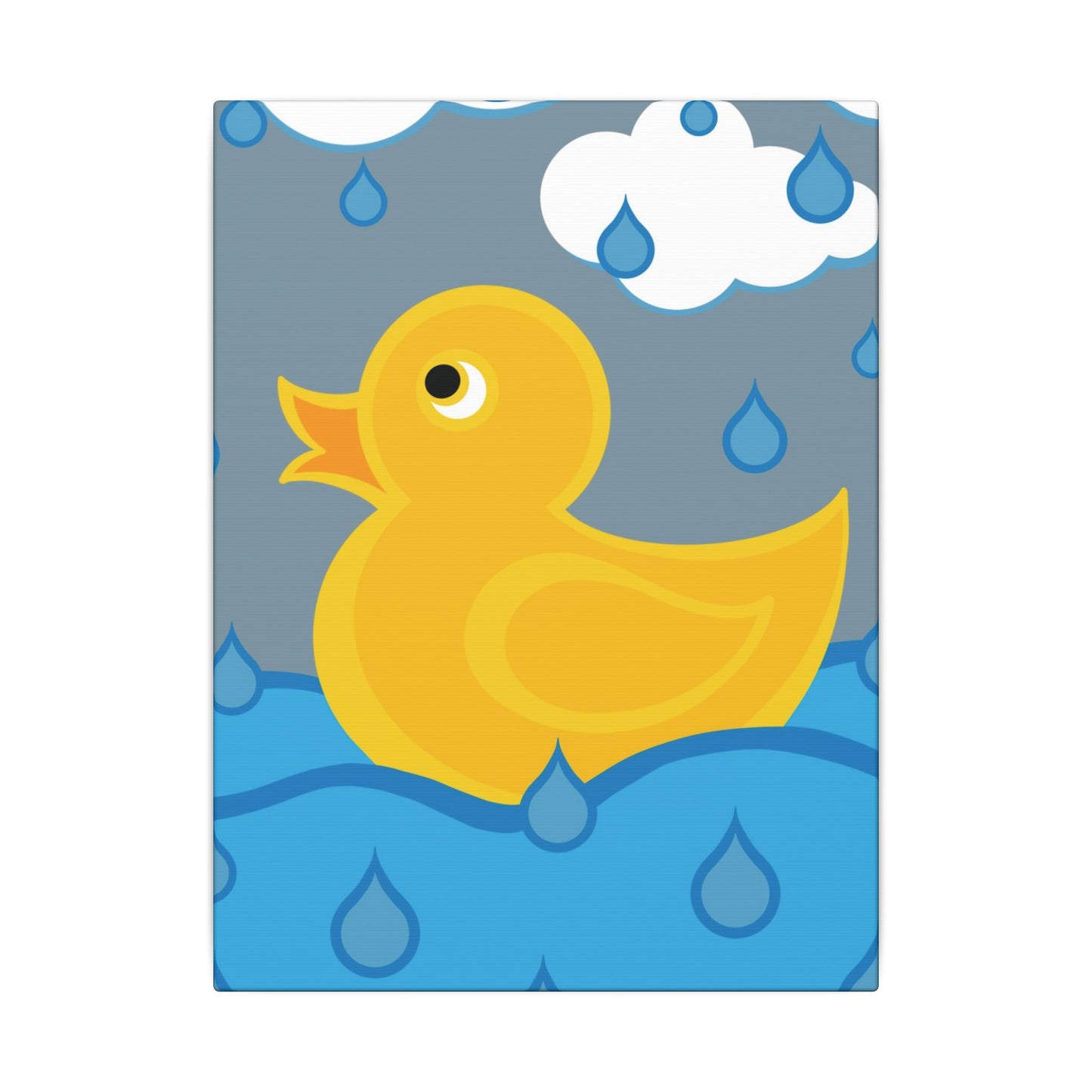 Yellow duck in the Rain (Seattle)