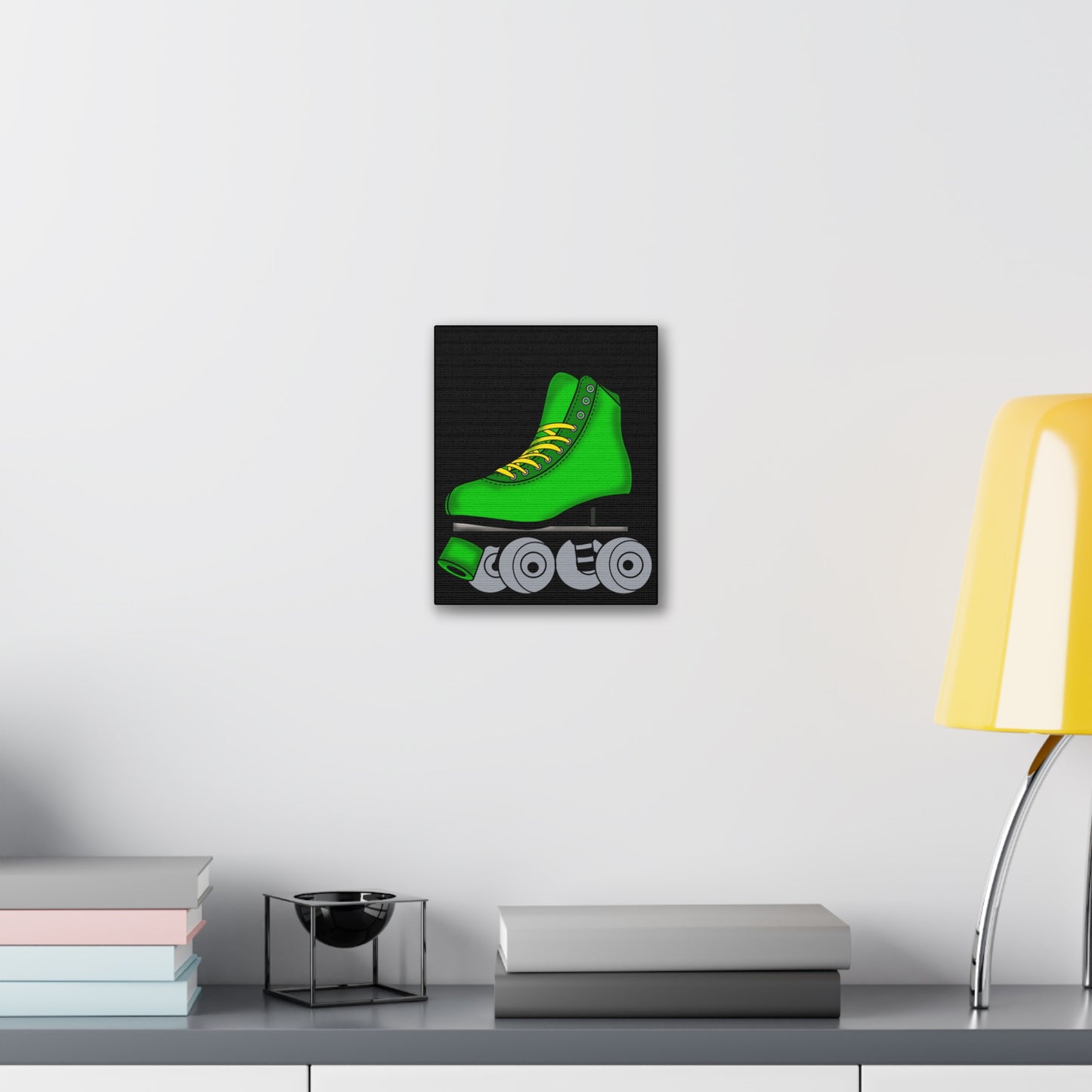 Green Roller Skate