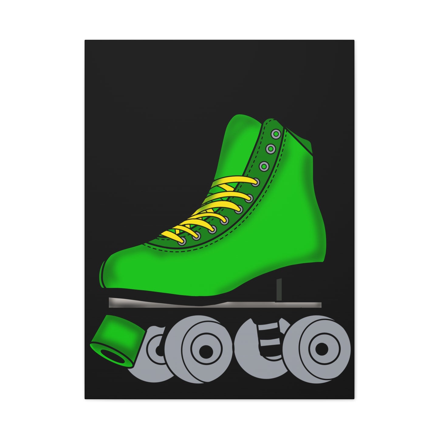 Green Roller Skate