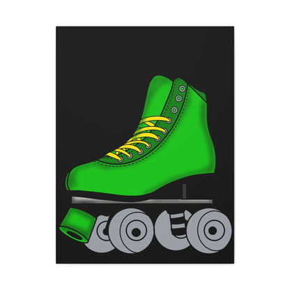 Green Roller Skate