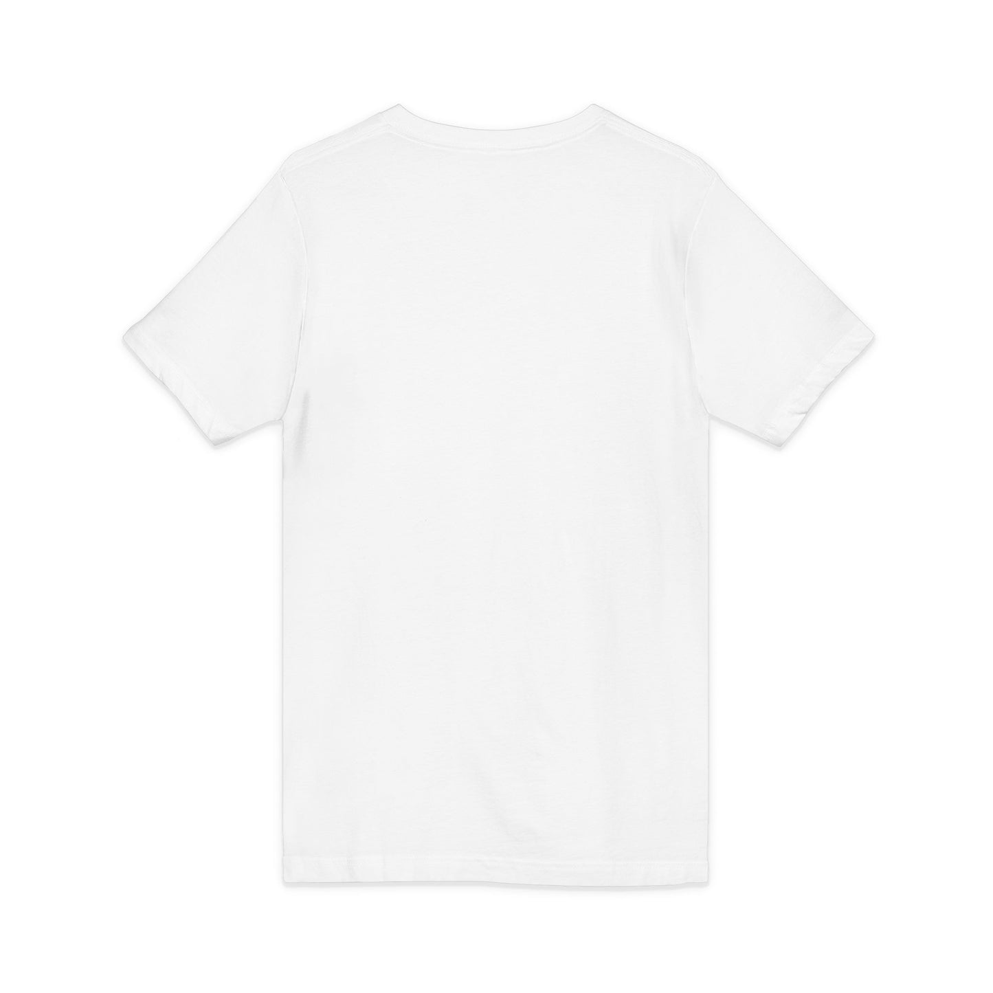 Travel Ghost V-Neck Tee — Cute Flight Attendant Ghost with Luggage Graphic
