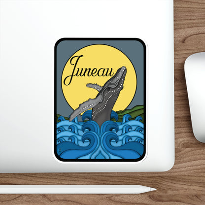 Juneau Whale Die-Cut Stickers