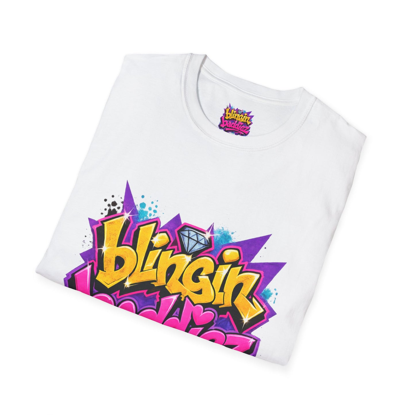 Blingin Baddiez Graffiti T-Shirt — Retro Hip-Hop Streetwear Tee