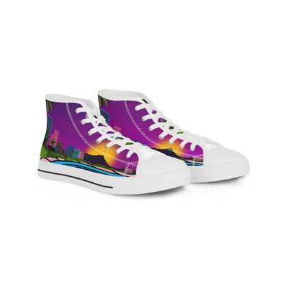 Honolulu Men's High Top Sneakers