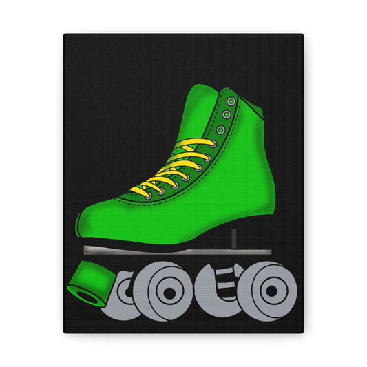 Green Roller Skate