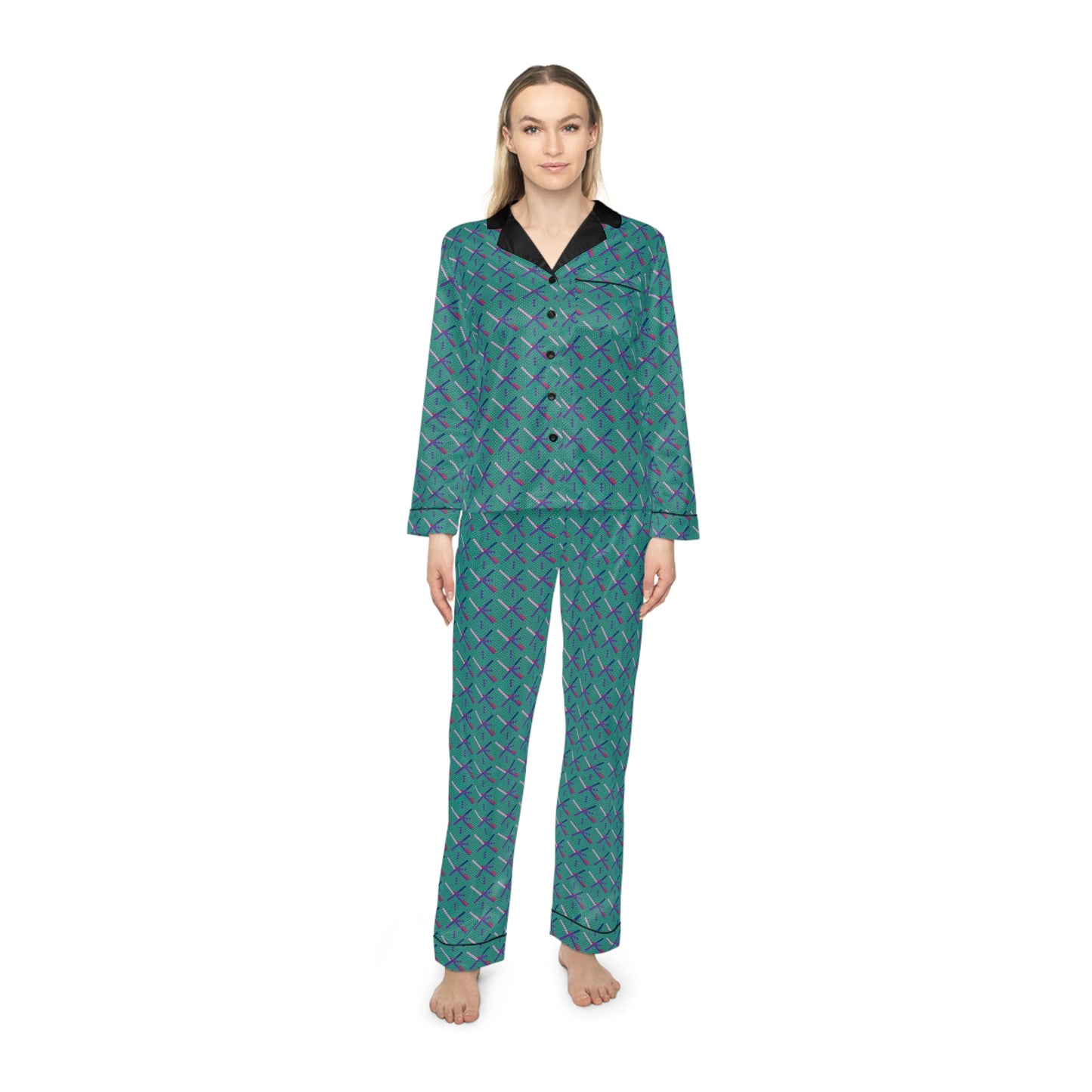 PDX Portland Women's Satin Pajamas