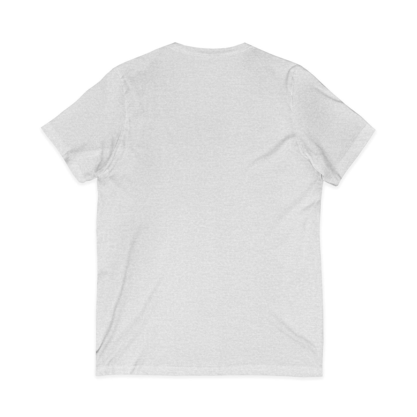 Travel Ghost V-Neck Tee — Cute Flight Attendant Ghost with Luggage Graphic