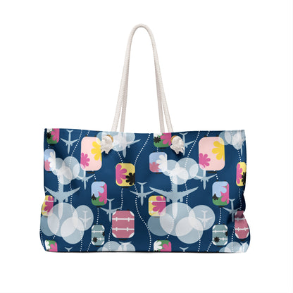 Airplane clouds Weekender Bag