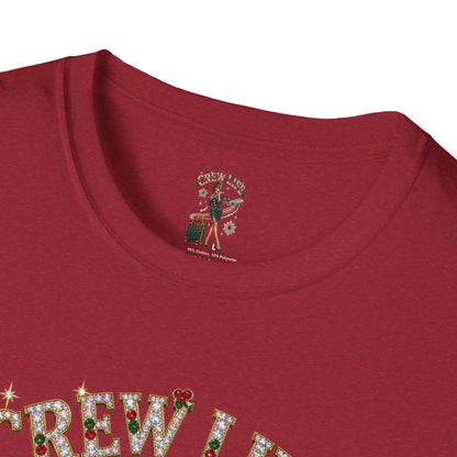 Crew Life T-Shirt — Retro Flight Attendant Pinup Tee