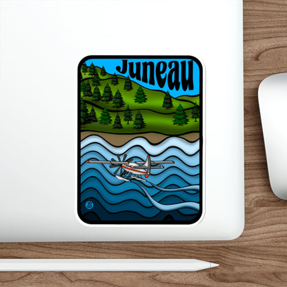 Juneau Float plane Die-Cut Stickers