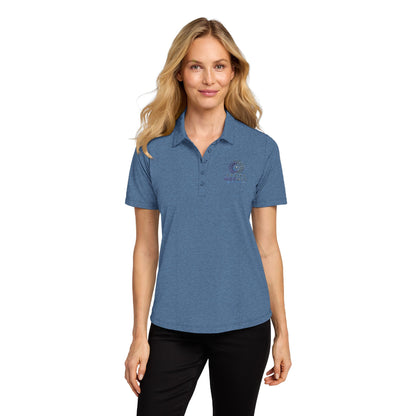 spark mosaic women's Polo Shirt — Embroidered Pocket Logo