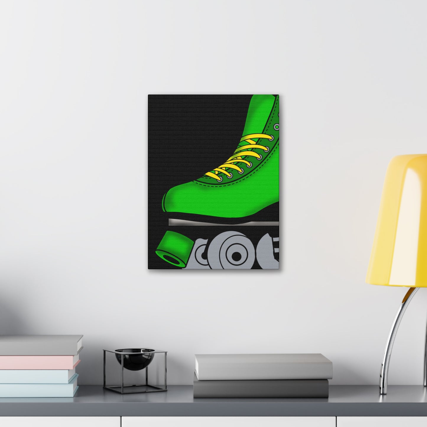 Green Roller Skate