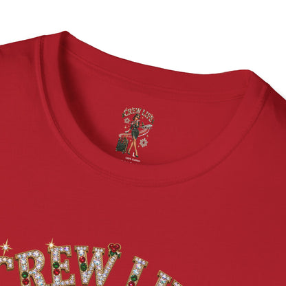 Crew Life T-Shirt — Retro Flight Attendant Pinup Tee