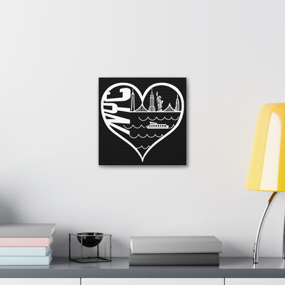 New York city skyline Heart