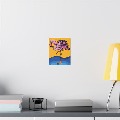 Pink Flamingo Canvas