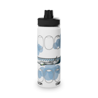 Jet window collection Stainless Steel Water Bottle, Sports Lid