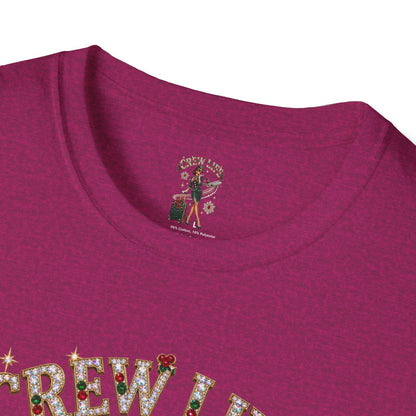 Crew Life T-Shirt — Retro Flight Attendant Pinup Tee