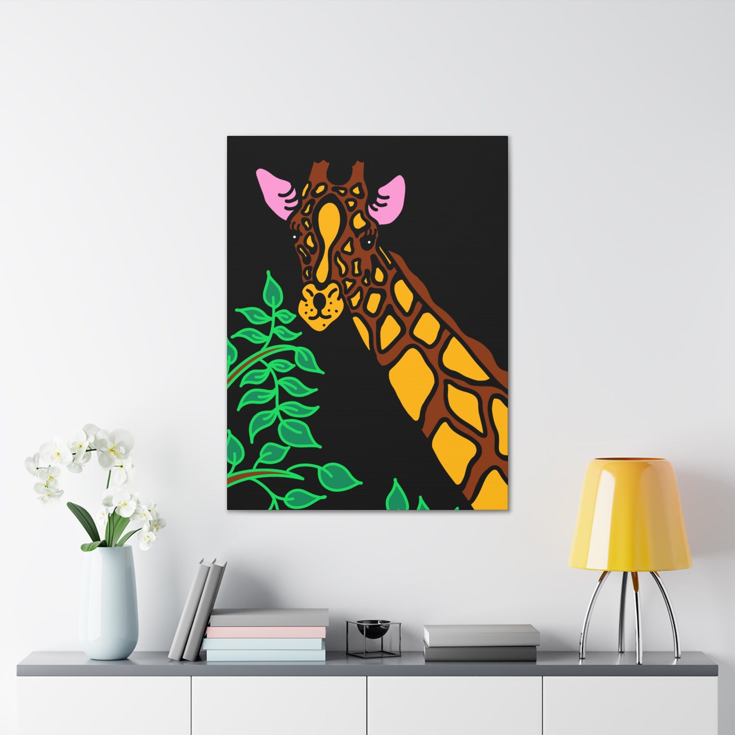Giraffe in the trees