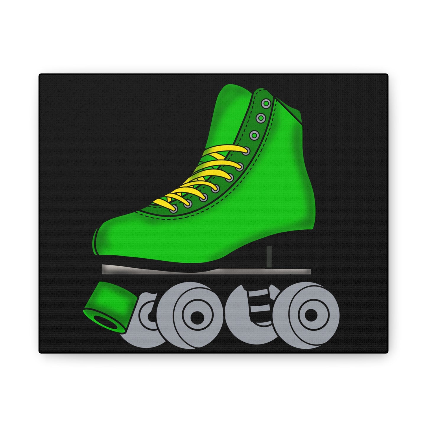 Green Roller Skate